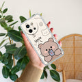 Cute Bear Anti Yellow Case For Vivo T3X 5G