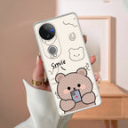Cute Bear Anti Yellow Case For Vivo V50e 5G