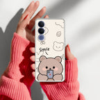 Cute Bear Anti Yellow Case For Vivo V70 FE 5G