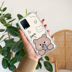 Cute Bear Anti Yellow Case For Vivo Y33s / Vivo Y33T