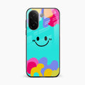 Cute Blue Smiley Multicolor Glass Case For Vivo V60e 5G