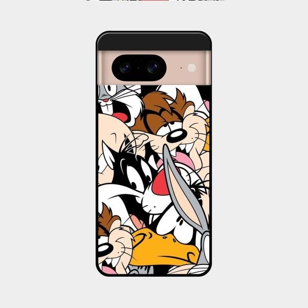 Cute Bugs Bunny Glass Case Cover For Google Pixel 8 5G