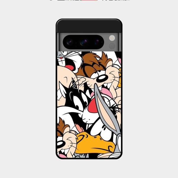 Cute Bugs Bunny Glass Case Cover For Google Pixel 8 Pro 5G