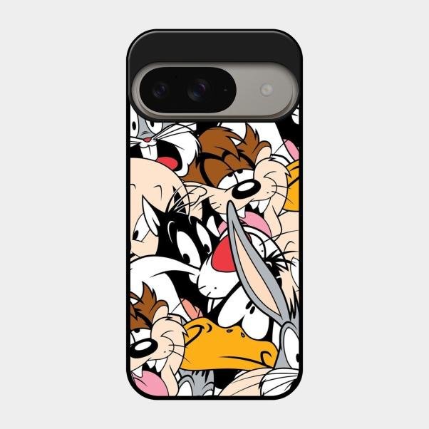 Cute Bugs Bunny Glass Case Cover For Google Pixel 9 5G