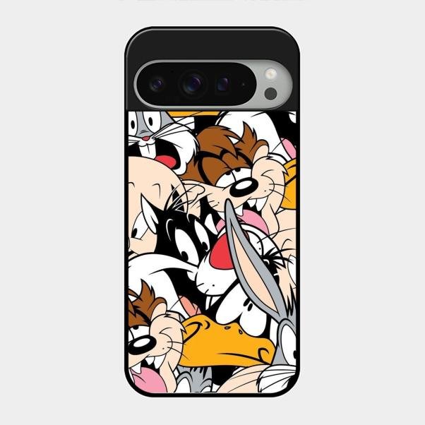 Cute Bugs Bunny Glass Case Cover For Google Pixel 9 Pro Xl
