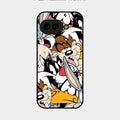 Cute Bugs Bunny Glass Case Cover For Google Pixel 9A 5G