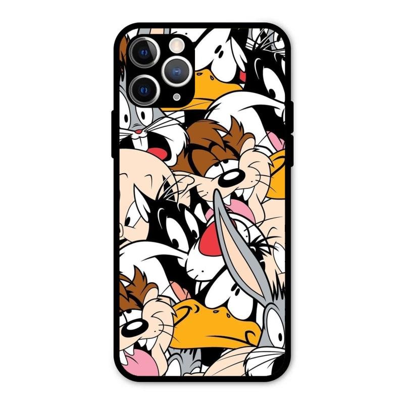 Cute Bugs Bunny Glass Case Cover For iPhone 11 Pro
