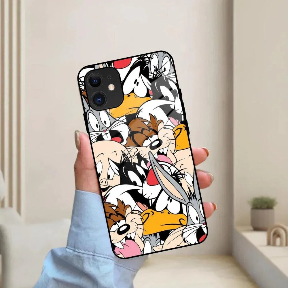 Cute Bugs Bunny Glass Case Cover For iPhone - ShopOnCliQ