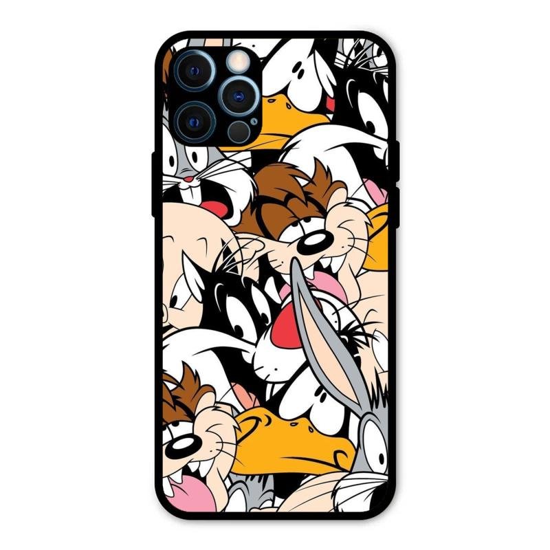 Cute Bugs Bunny Glass Case Cover For iPhone 12 Pro Max