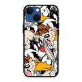 Cute Bugs Bunny Glass Case Cover For iPhone 13 mini