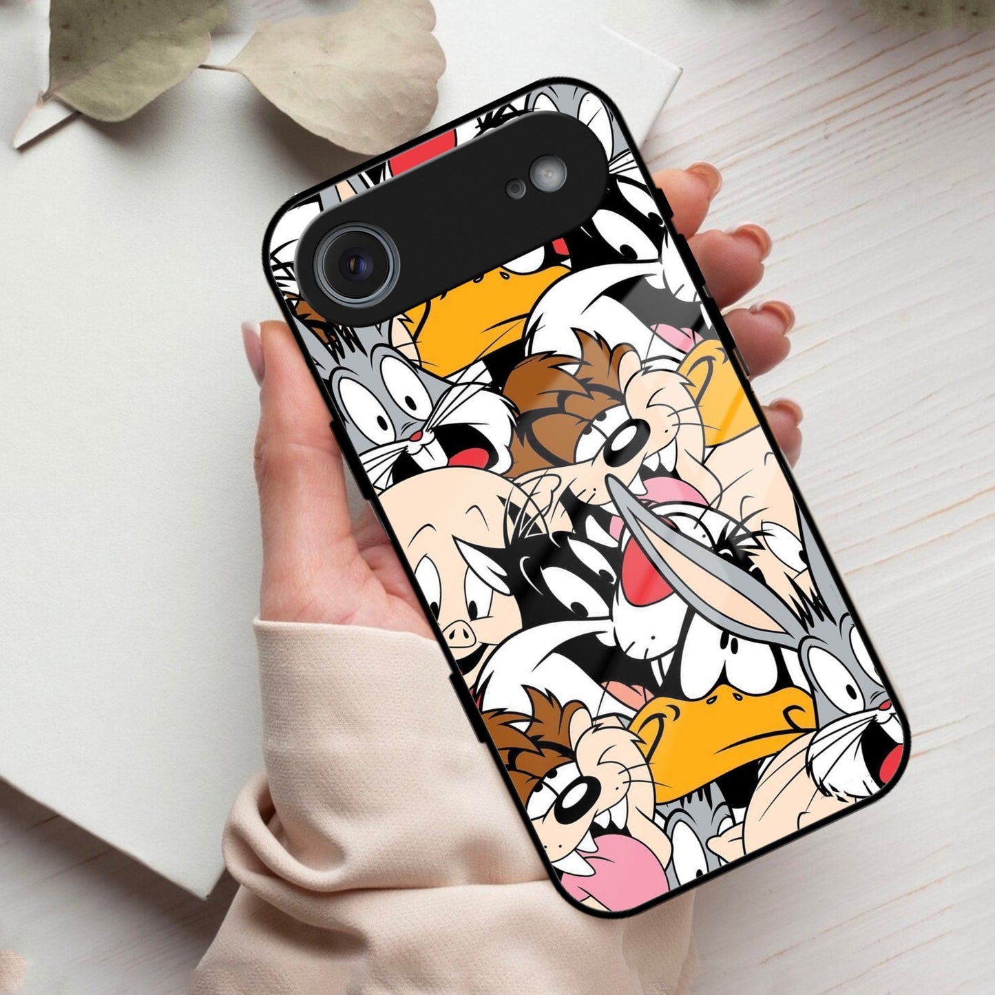 Cute Bugs Bunny Glass Case Cover For iPhone