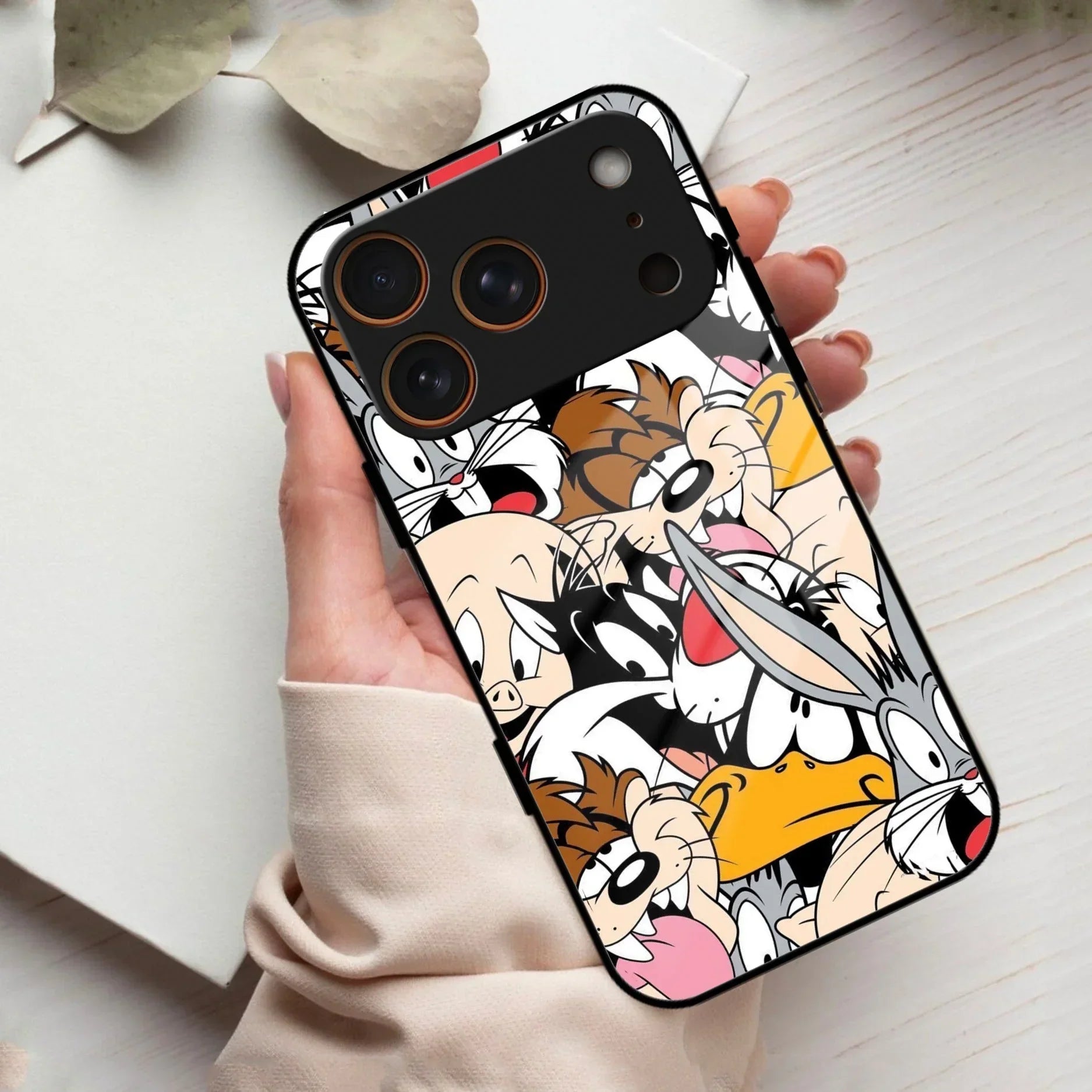 Cute Bugs Bunny Glass Case Cover For iPhone - ShopOnCliQ