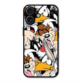 Cute Bugs Bunny Glass Case Cover For iPhone 17