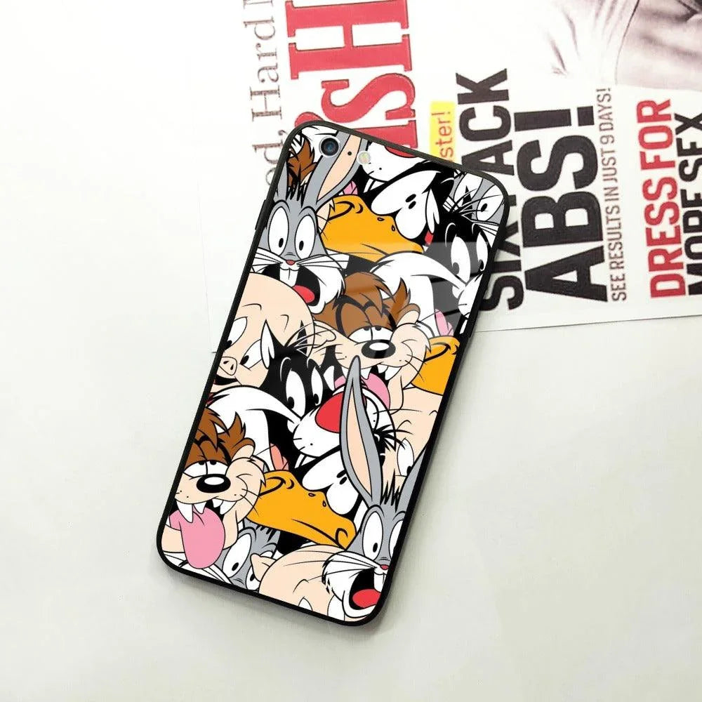 Cute Bugs Bunny Glass Case Cover For iPhone - ShopOnCliQ