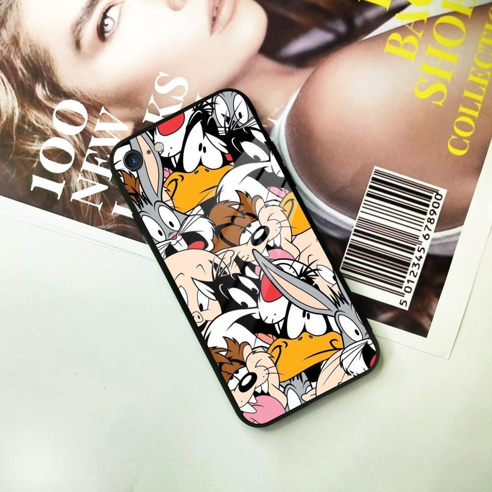 Cute Bugs Bunny Glass Case Cover For iPhone - ShopOnCliQ