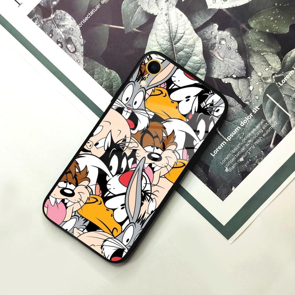 Cute Bugs Bunny Glass Case Cover For iPhone - ShopOnCliQ