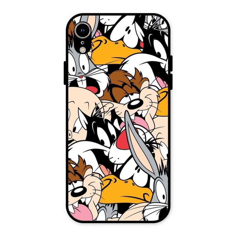 Cute Bugs Bunny Glass Case Cover For iPhone XR