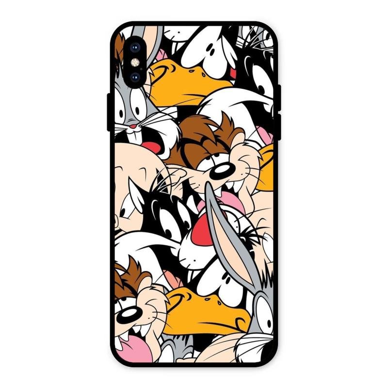 Cute Bugs Bunny Glass Case Cover For iPhone XS Max