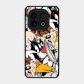 Cute Bugs Bunny Glass Case Cover For Iqoo 13 5G