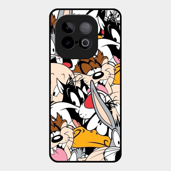 Cute Bugs Bunny Glass Case Cover For Iqoo Neo 10 5G