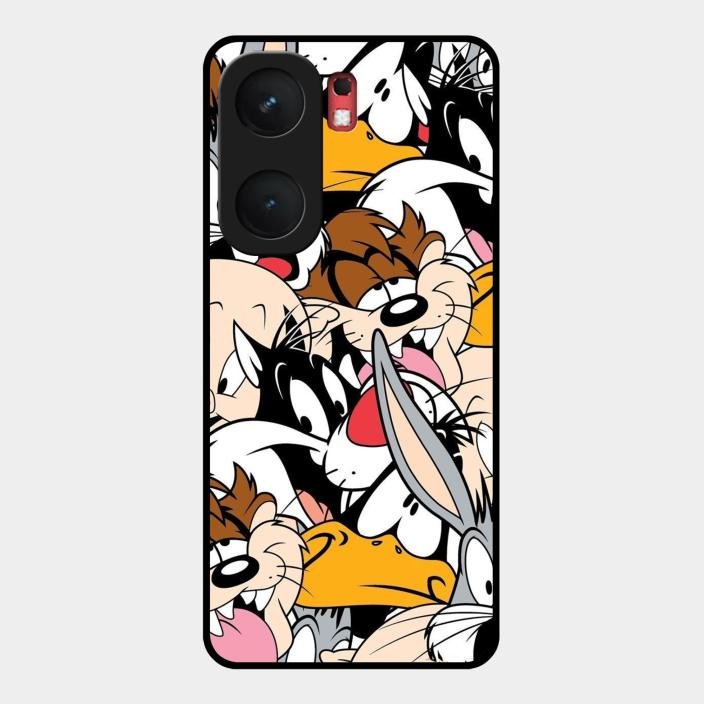 Cute Bugs Bunny Glass Case Cover For Iqoo Neo 9 Pro 5G