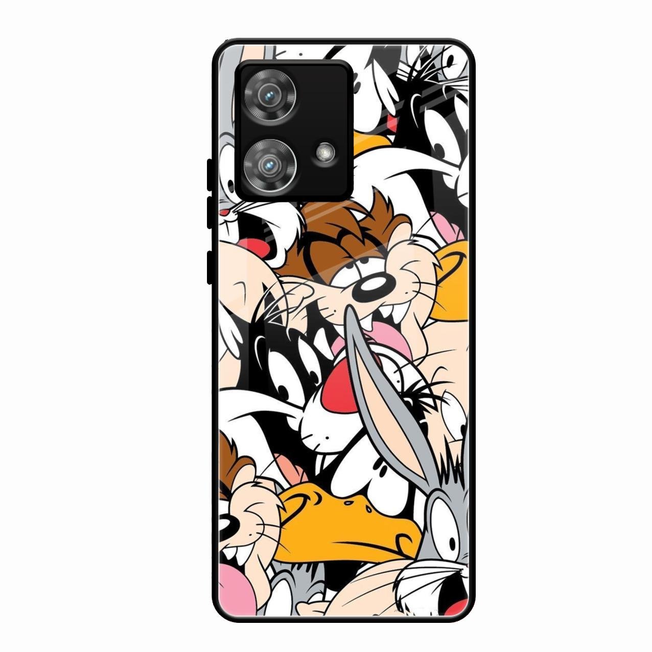 Cute Bugs Bunny Glass Case Cover For Motorola Edge 40 5G