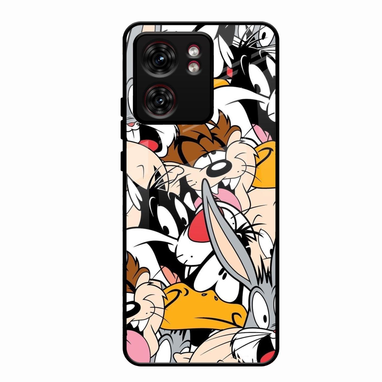 Cute Bugs Bunny Glass Case Cover For Motorola Edge 40