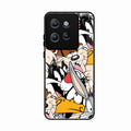 Cute Bugs Bunny Glass Case Cover For Motorola Edge 50