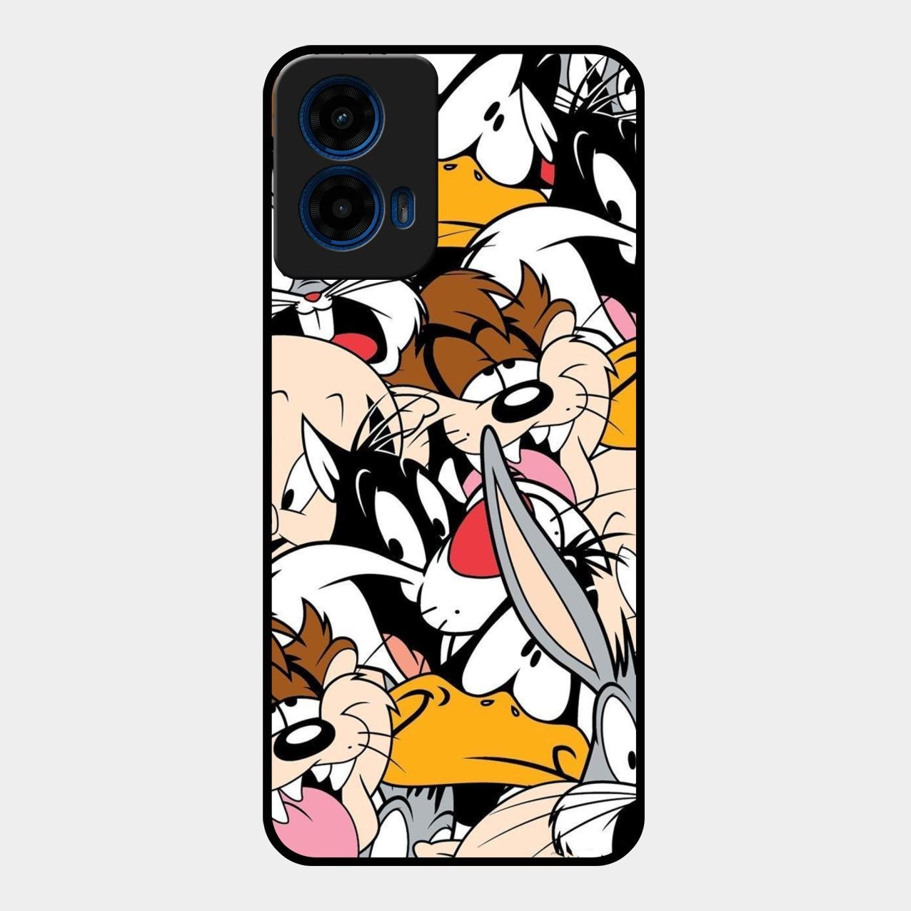 Cute Bugs Bunny Glass Case Cover For Motorola G45 5G