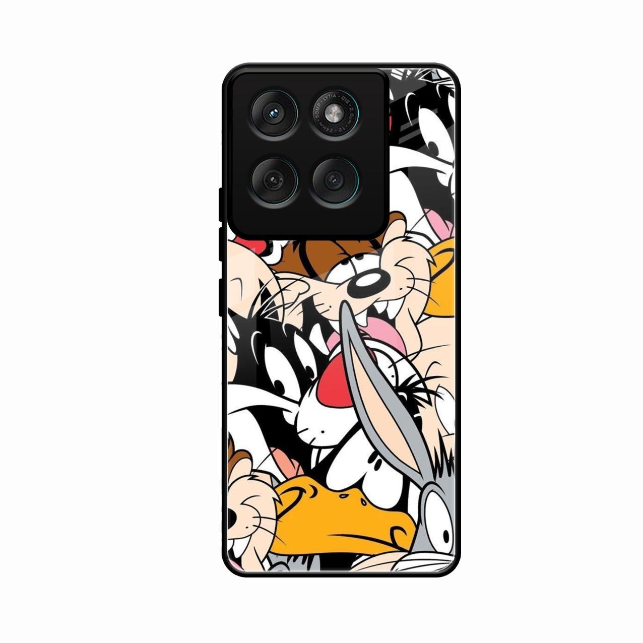 Cute Bugs Bunny Glass Case Cover For Motorola G57 Power 5G