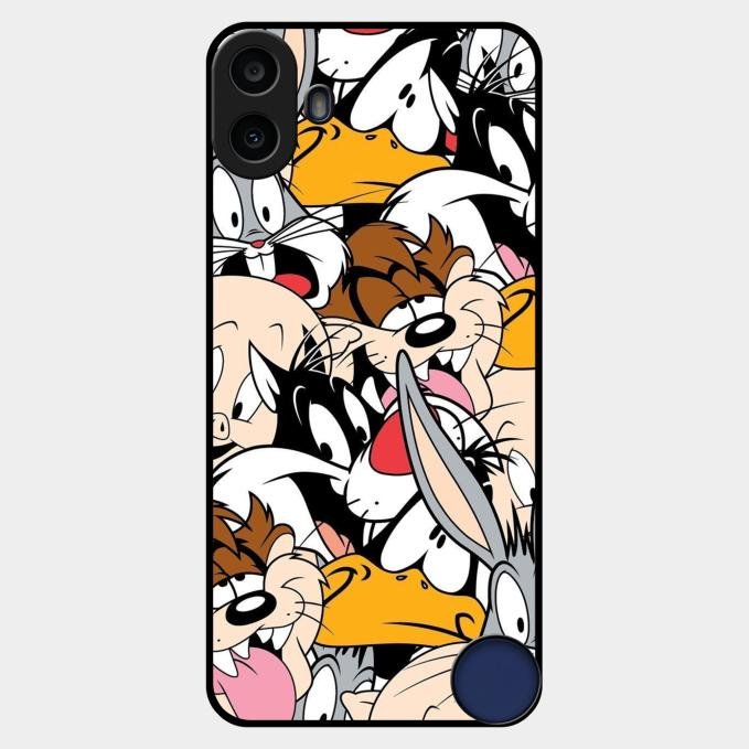 Cute Bugs Bunny Glass Case Cover For Nothing Cmf Phone 1