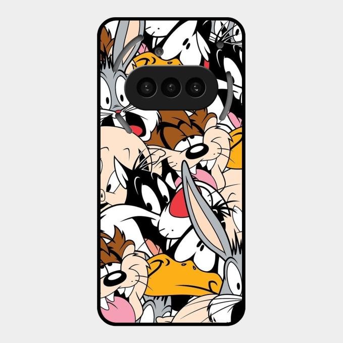 Cute Bugs Bunny Glass Case Cover For Nothing Phone 3A 5G