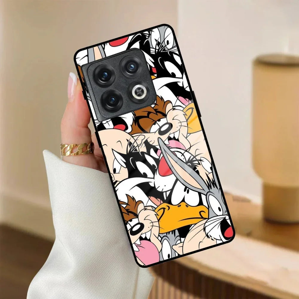 Cute Bugs Bunny Glass Case Cover For Oneplus - ShopOnCliQ