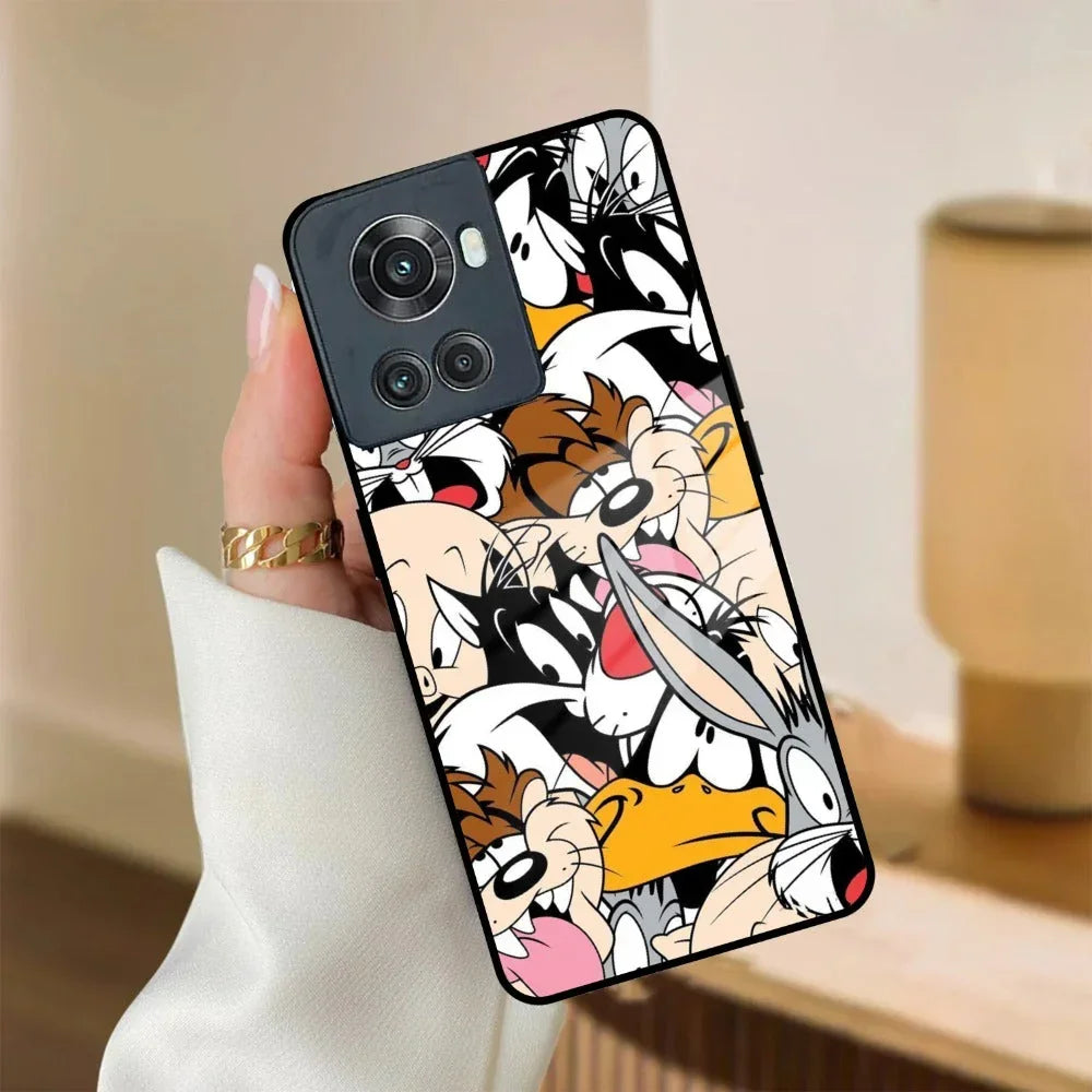 Cute Bugs Bunny Glass Case Cover For Oneplus - ShopOnCliQ