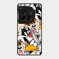 Cute Bugs Bunny Glass Case Cover For Oneplus 12 5G