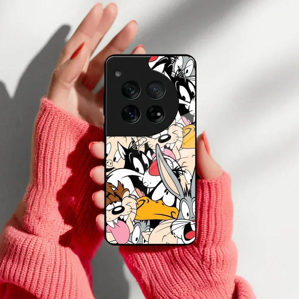 Cute Bugs Bunny Glass Case Cover For Oneplus - ShopOnCliQ