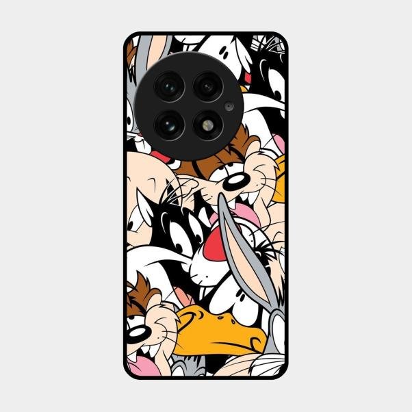 Cute Bugs Bunny Glass Case Cover For Oneplus 13 5G