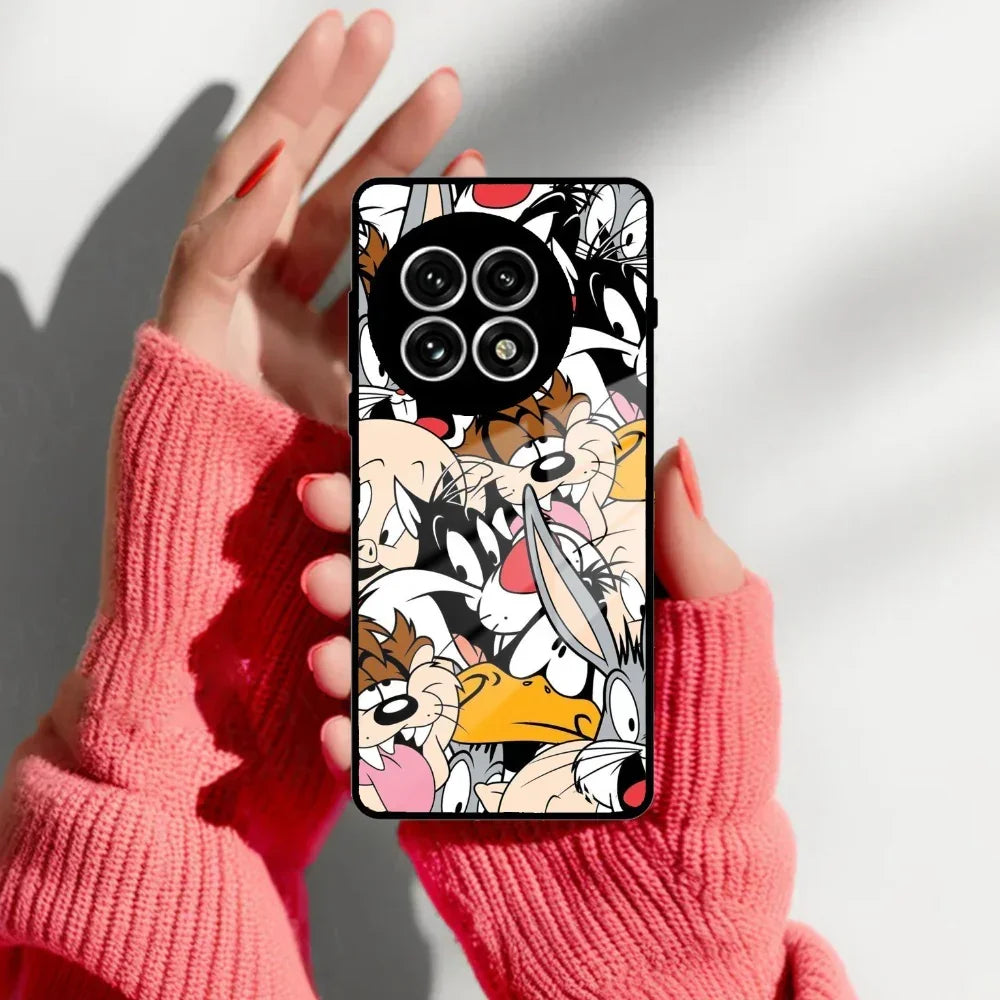 Cute Bugs Bunny Glass Case Cover For Oneplus - ShopOnCliQ