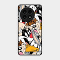 Cute Bugs Bunny Glass Case Cover For Oneplus 13R 5G