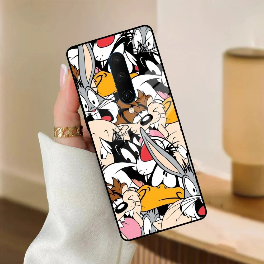 Cute Bugs Bunny Glass Case Cover For Oneplus - ShopOnCliQ