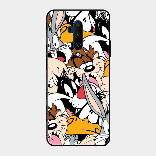 Cute Bugs Bunny Glass Case Cover For Oneplus 7T Pro