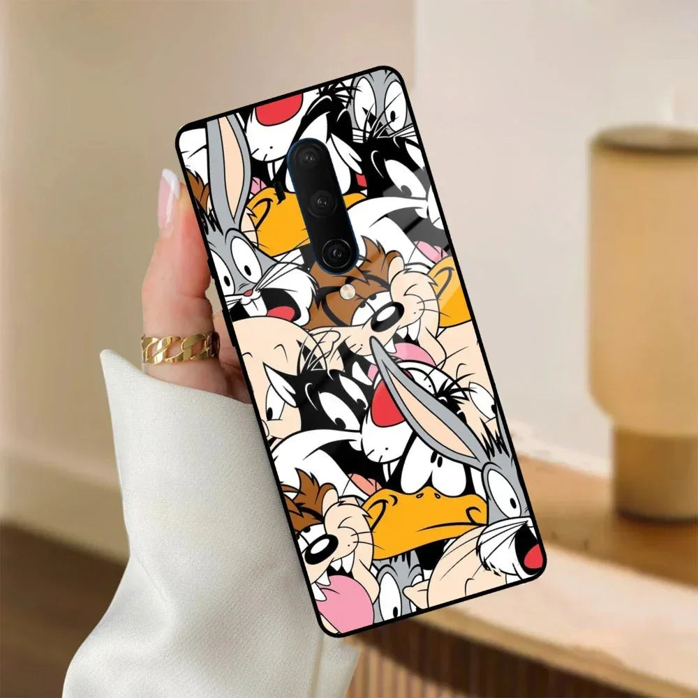 Cute Bugs Bunny Glass Case Cover For Oneplus - ShopOnCliQ