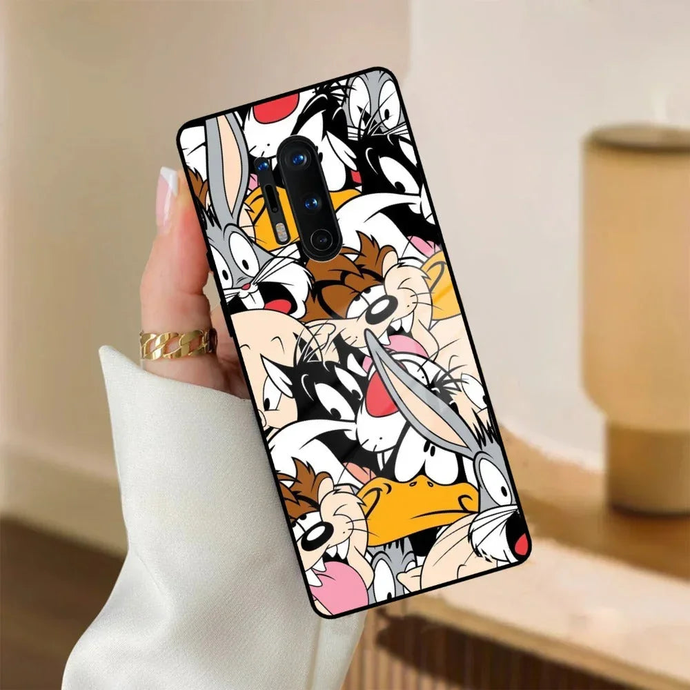 Cute Bugs Bunny Glass Case Cover For Oneplus - ShopOnCliQ