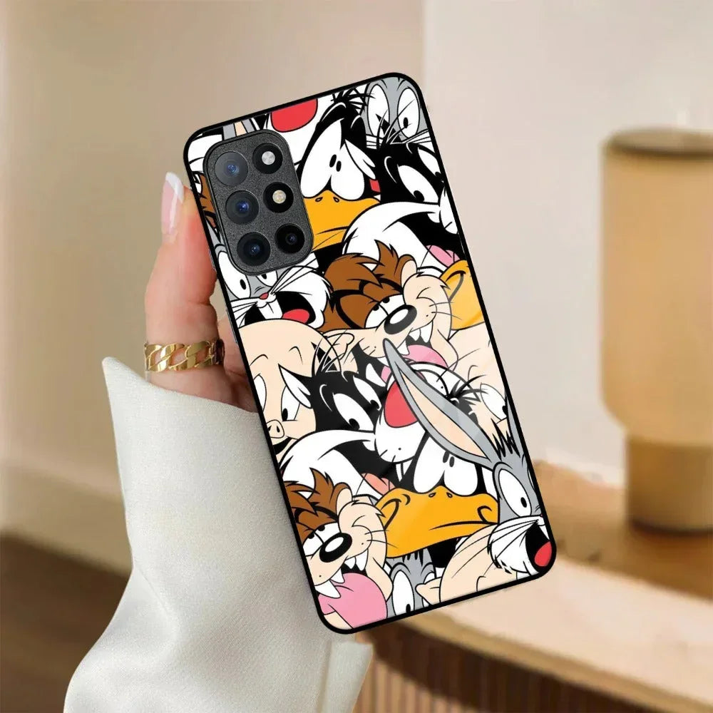 Cute Bugs Bunny Glass Case Cover For Oneplus - ShopOnCliQ