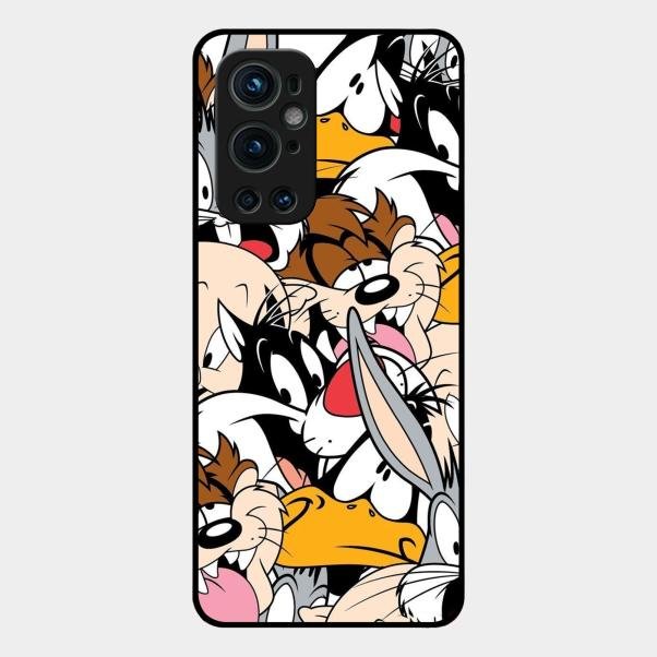 Cute Bugs Bunny Glass Case Cover For Oneplus 9 Pro 5G