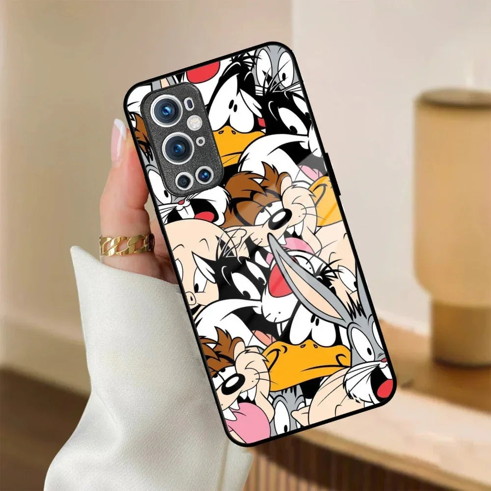 Cute Bugs Bunny Glass Case Cover For Oneplus - ShopOnCliQ