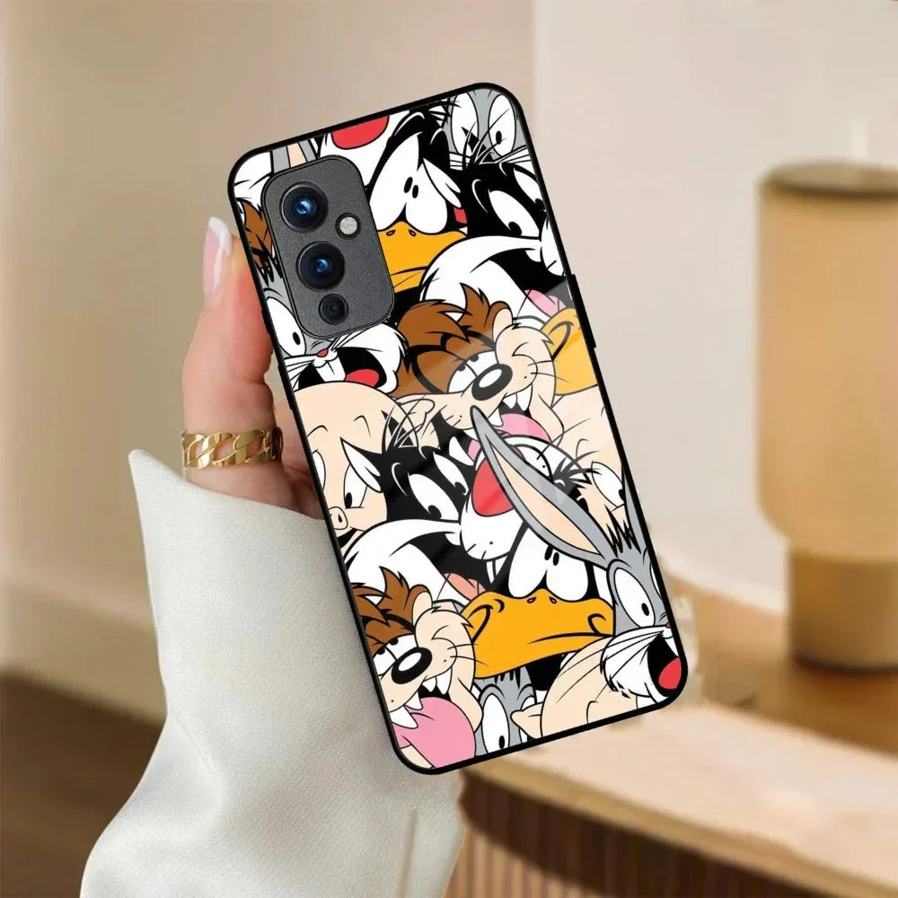 Cute Bugs Bunny Glass Case Cover For Oneplus - ShopOnCliQ