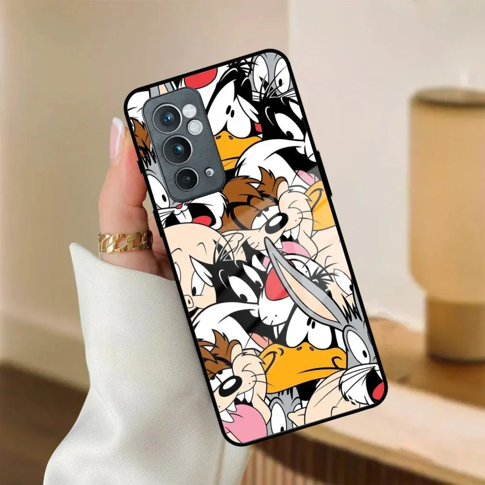 Cute Bugs Bunny Glass Case Cover For Oneplus - ShopOnCliQ