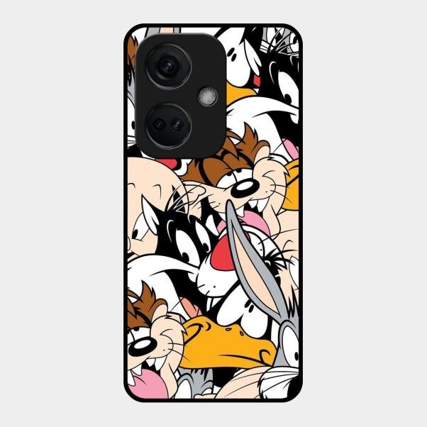 Cute Bugs Bunny Glass Case Cover For Oneplus Nord Ce 3 5G