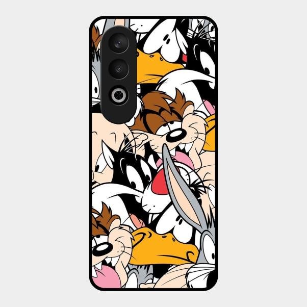 Cute Bugs Bunny Glass Case Cover For Oneplus Nord Ce 4 5G